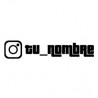 Instagram Sticker Personalizado – Pegatina con tu username