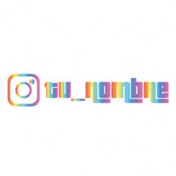 Instagram Sticker Personalizado – Pegatina con tu username