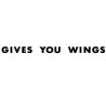 Gives You Wings – Pegatina adhesiva